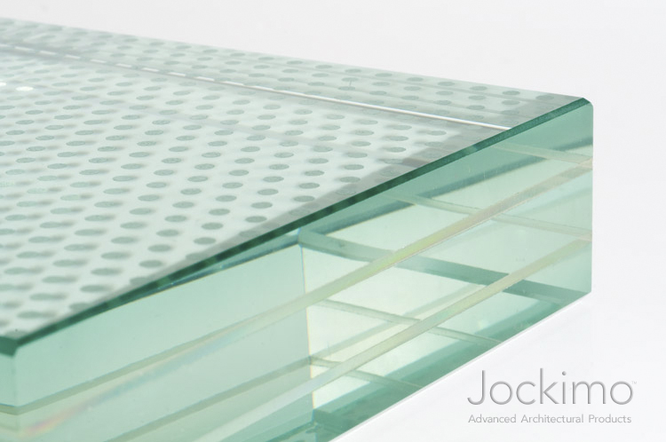 GlassFrit Antislip Glass for Glass Flooring from Jockimo